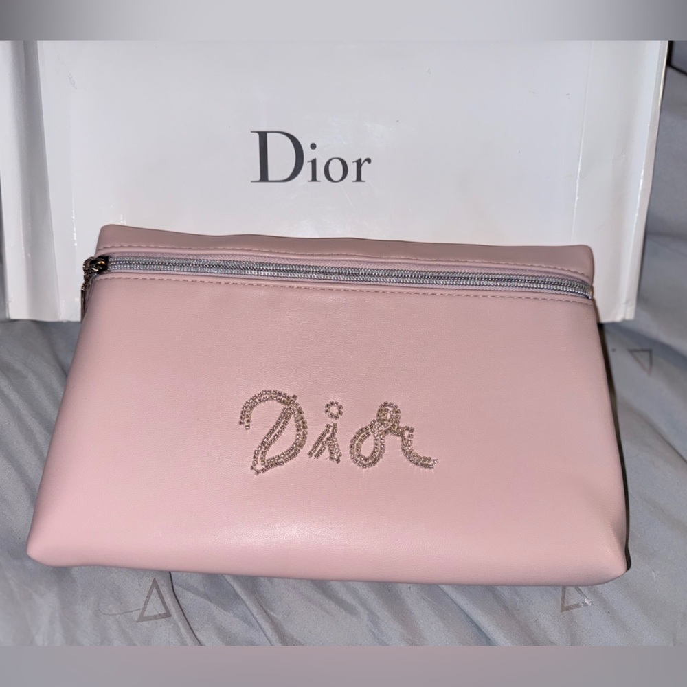 Dior Light Pink Large Cosmetic Bag